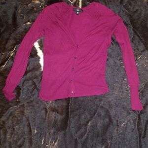 Maroon cardigan xs mossimo